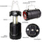 ZCOINS Rechargeable LED Collapsible Camping Lantern, Portable Battery Powered Flashlight, Handle Camping Light Lamp with Magnetic for Hurricane Power Outages Fishing Emergency Tent Hiking Supplies