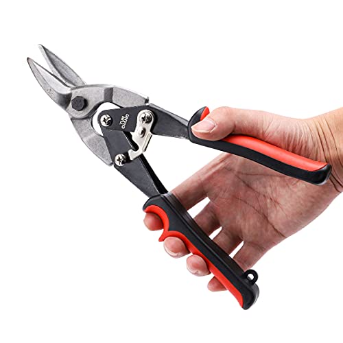 (Right) - Aviation Tin Snips Right Aluminium Snips for Sheet Metal Cutter Metal Shears Metal Snips Heavy Duty