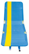 RIO beach Portable Folding Backpack Beach Lounge Chair with Backpack Straps and Storage Pouch, Yellow Stripe