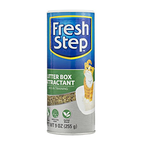 Fresh Step Litter Box Attractant Powder to Aid in Training, 9 Ounces | All Natural Training Aid for Cats and Kittens