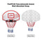 Genki Indoor Mini Basketball Hoop Wall Mounted Basketball Backboard Ring Net Set 73 x 49cm for Adults Kids Home Outdoor Office Door