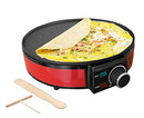 TODO 1400W Electric Crepe Maker Non-Stick Pancake Skillet Griddle Grill Omelette Plate Pan