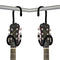 2 pack, Closet Guitar Hanger/Display Rack Guitar Bar Hanger Guitar Bracket Holder Guitar Stand Portable Black Guitar Holder With No slip Rubber Padding - Does not include guitar