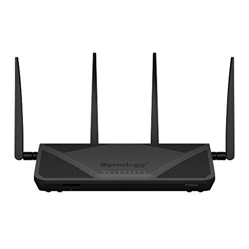 Synology Router RT2600ac - 1.7GHz Dual Core, Quad Stream, Dual Band, Black, RT2600AC