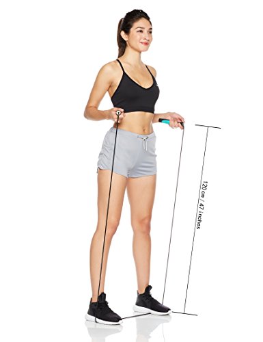 Amazon Basics Adjustable Length Jump Rope for Fitness, Exercise, Training