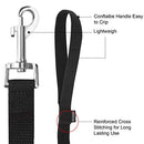 AMAGOOD 1.8M(6 FT) Puppy/Dog Leash, Strong and Durable Traditional Style Leash with Easy to Use Collar Hook,Dog Lead Great for Small and Medium and Large Dog(1" X 6 Feet, Black)