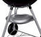 Weber Bar-B-Kettle Charcoal Barbecue, 57cm | BBQ Grill with Lid Cover, Tripod Stand & Wheels | Freestanding Outdoor Oven & Cooker with Porcelain-Enamelled Bowl - Black (1331004)