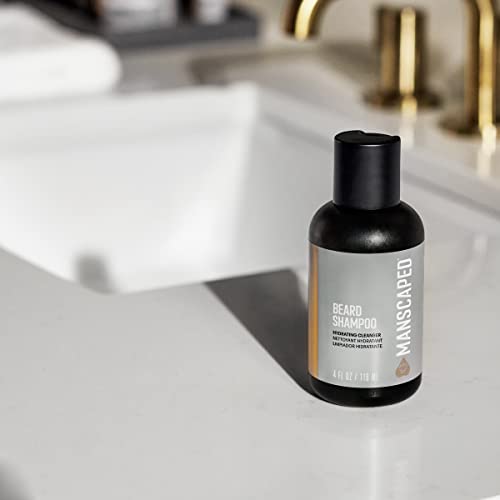 MANSCAPED™ The Beard Hedger™ Advanced Kit Includes Our Premium Precision Beard & Mustache Trimmer, Hydrating Shampoo, Softening Conditioner, Moisturizing Oil & Facial Hair Comb