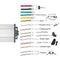 36V Electric Brushless DC Motor Kits 1000W BLDC Mid Motor 3100RPM 27.7A with 30A Speed Controller Handlebar Twist Grip Throttle Go Kart Motor Kit