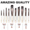 10pcs Artist Paint Brush Set, Short Handle Multi-Functional Brushes for Oil Painting, Watercolor, Acrylic Beginner or Professional, Kids or Adults