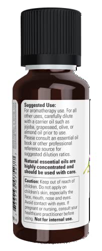 Now Essential Oils Eucalyptus Radiata Oil, Mildly, 1-Ounce