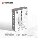 Fantech Gaming PC Mouse 10000 Adjustable DPI Wired RGB LED Light Seven Macro Button Computer Mice (X17) (White)