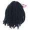 Coolbers 18 Inch Afro Kinky Curly Crochet Braids Hair Extensions Ombre Curly Crochet Hair (18 Inch, 1B)