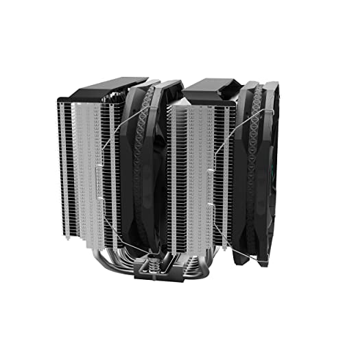 DEEPCOOL Assassin III CPU air Cooler, 7 Heatpipes, Dual 140mm Fans, 54mm RAM Clearance, 280W TDP, New Sinter Heatpipe Technology, 5-Year Warranty