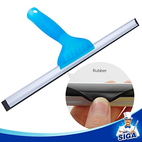 MR.SIGA Window Cleaning Combo - Squeegee & Microfiber Window Washer, Size: 35cm