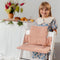 SA ACCESSORIES Cushion Compatible with Stokke Tripp Trapp - Waterproof Soft Seat Cushion for Infants, Babies & Toddlers - High Chair Accessories, Easy to Install, Easy to Clean – Peach