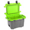 Pelican Elite IM Wheeled Cooler, 47 Litre Capacity, Dark Grey/Electric Green 50Q-1-DKGRYEGRN