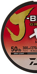 J-Braid Grand 8X 300YDS Filler Spool Gray Light