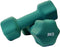 Neoprene Dumbbells 3kg Anti-Slip Dumbbell Set Soft-Touch Grip Hand Weights Hex Dumbbells Weights Home Gym Fitness Workout Training - Sold in Pairs