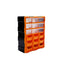 HORUSDY 18 Drawers Parts Storage Cabinet Tool Box Bin Chest Case Plastic Organizer Toolbox