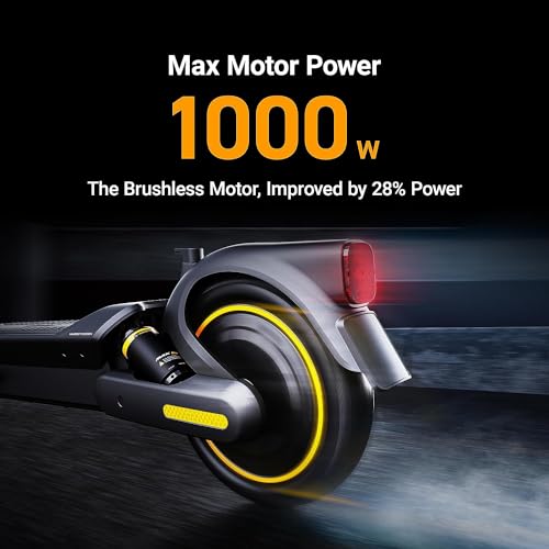 Segway Ninebot Electric KickScooter MAX G2, 70 km Long Range & 25km/h Max Speed,10" Tire, Dual Suspension Foldable Commuting eScooter for Adults