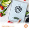 MasterChef Digital Kitchen Scale for Food Ounces and Grams, Portable Food Scale with LCD Display for Baking & Cooking, Made with Tempered Glass, Weighing Precision of 0.1oz, 11lb Weight Capacity