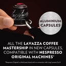 Lavazza, Espresso Maestro Classico, 100 Aluminium Coffee Capsules Compatible with Nespresso Machines* Original, Aromatic Notes of Cereals and Cookies, 100% Arabica, Intensity 9, Medium-Dark Roasting