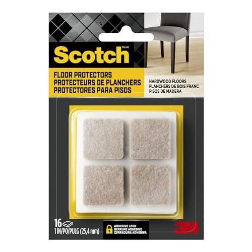 Scotch Felt Pads 2.5cm SP844 (Pack of 16)