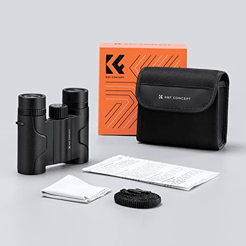 K&F Concept 8x21 Compact Binoculars Kids Adults, BAK4 Prism + FMC Broadband Green Film for Birdwatching、Outdoor Adventure、Show and Concert.