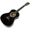 Music Alley MA-34-BK Acoustic Beginner Guitar Pack, Black