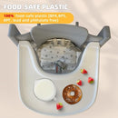 LuQiBabe Baby High Chair Tray Compatible with Stokke Tripp Trapp Chair with Smooth Surface and Strong Suction Power - Made with Food-Safe Plastic (BPA BPS BPF Lead and Phthalate Free) - White