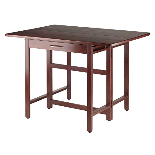 Winsome Taylor Solid Wood Drop Leaf Table - Walnut