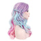 STfantasy Rainbow Wigs for Women Long Wave Natural Synthetic Wig Girl Cosplay Costume Party 23Inches (Rainbow)