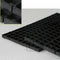 2PCS Plastic Fish Grid Divider Durable Holder Tank Tray Egg Crate Aquarium Fish Tank Bottom Isolation, Black/White (Black)