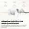 SoundPEATS Air4 Pro Wireless Earbuds AptX Lossless, Earphone Bluetooth 5.3 Adaptive Hybrid Active Noise Canceling, in-Ear Earbuds with 6 Mics Aptx Voice for Calls, 26 Hours, Multi-Connection
