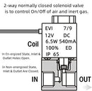 1/4inch DC 12V 2 Way Normally Closed Electric Solenoid Air Valve