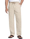 Coofandy Men's Linen Elastic Pants Casual Regular Fit Golf Beach Pants