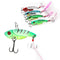 WANBY Proven Explosive Color Special Spinner Spoon Swimbait Vibrating Jigging Freshwater Saltwater Fishing Lures with Hook Fishing Tackle for Trout Bass Salmon（4Pcs）