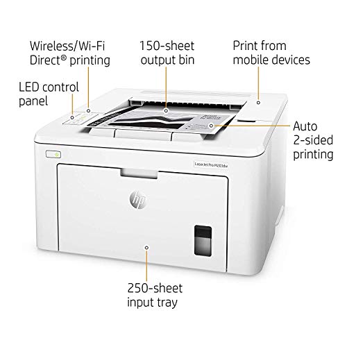 HP Laserjet Pro M203dw Wireless Laser Printer (G3Q47A). Replaces HP M201dw Laser Printer