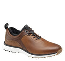 Johnston & Murphy Men's XC4 H1-Luxe Hybrid Golf Shoes | Waterproof Leather | Lightweight |  Memory-Foam Cushioning, Tan Waterproof Full Grain, 11