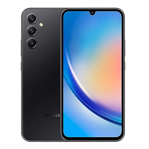SAMSUNG Galaxy A34 5G + 4G LTE Latin American Version (256GB + 8GB) Unlocked Worldwide 6.6" 120Hz 48MP Triple Camera - (Black)