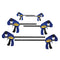 IRWIN QUICK-GRIP Bar Clamps for Woodworking, One-Handed, Mini, 6-Pack (1964749)