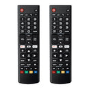 【Pack of 2】 Universal Remote Control for LG-Smart-TV-Remote, Compatible with All LG LCD LED HDTV 3D Smart TV Models, with Netflx Prim Vido Shortcut Button