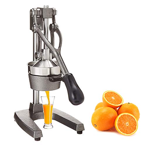 Switol Manual Citrus Juicer, Commercial Hand Orange Juice Squeezer, Suitable for Many Fruit Such as Lemon, Lime, Grapefruit, Pomegranate etc (Gray)