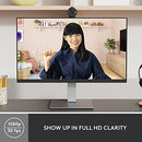 Logitech Brio 301 Full HD Webcam with Privacy Shutter, Noise Reduction Microphone, USB-C, Certified for Zoom, Microsoft Teams, Google Meet, Auto Light Correction - Black