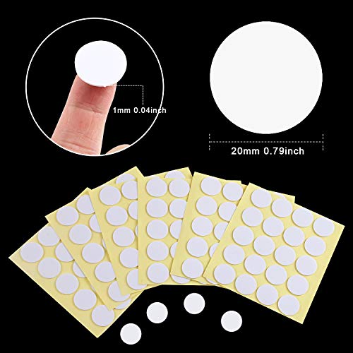 400pcs Candle Wick Stickers Heat Resistance Candle Making Double-Sided Stickers