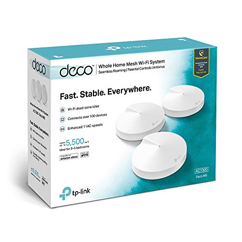 TP-Link Deco M5 Whole-Home Mesh Wi-Fi Router System - 3-Pack AU Version