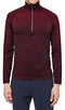 Lululemon Mens Metal Vent Tech 1/2 Zip Long Sleeve Shirt, Womens, Spicy Red/True Navy, Small