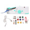 Handheld Sewing Machine, Stitch Sew Quick Portable Mending Machine Cordless Sewing Tool w Scissors,Tape Measure,Thread Spool,Needle for Quick Repairing DIY Clothes Home Travel