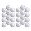 100 Pack White Plastic Golf Training Balls,Airflow Hollow 42mm Golf Balls for Driving Range，Training Golf Balls for Swing Practice